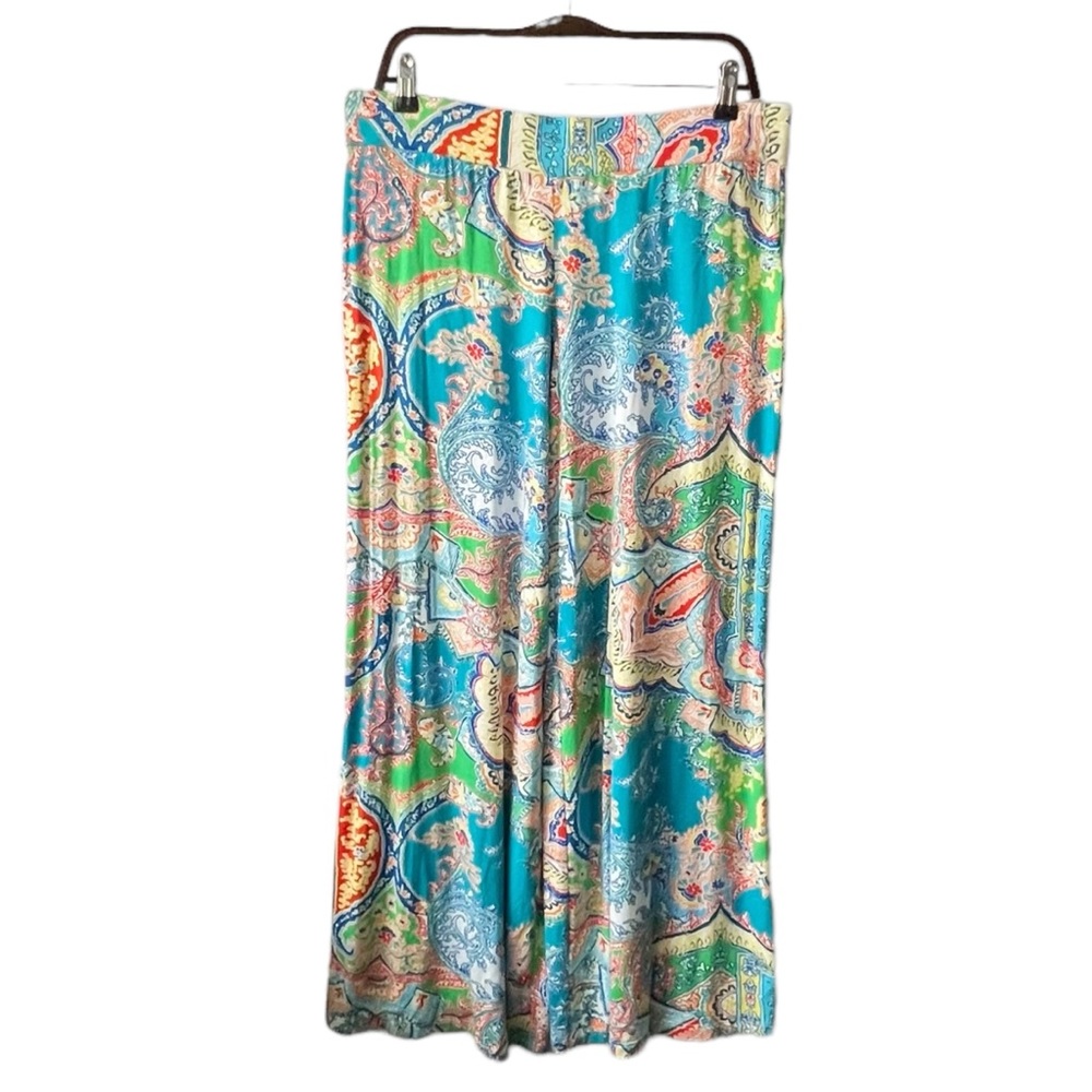 Lauren Ralph Lauren Wide Leg Palazzo Pant | LARGE NWT - Picture 3 of 7